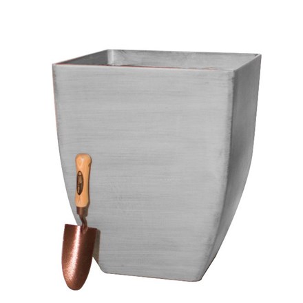 52cm Grey Cortina Stone Effect Square Planter - By Primrose™