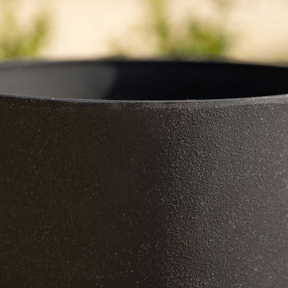 35cm Cylinder Planter in Black
