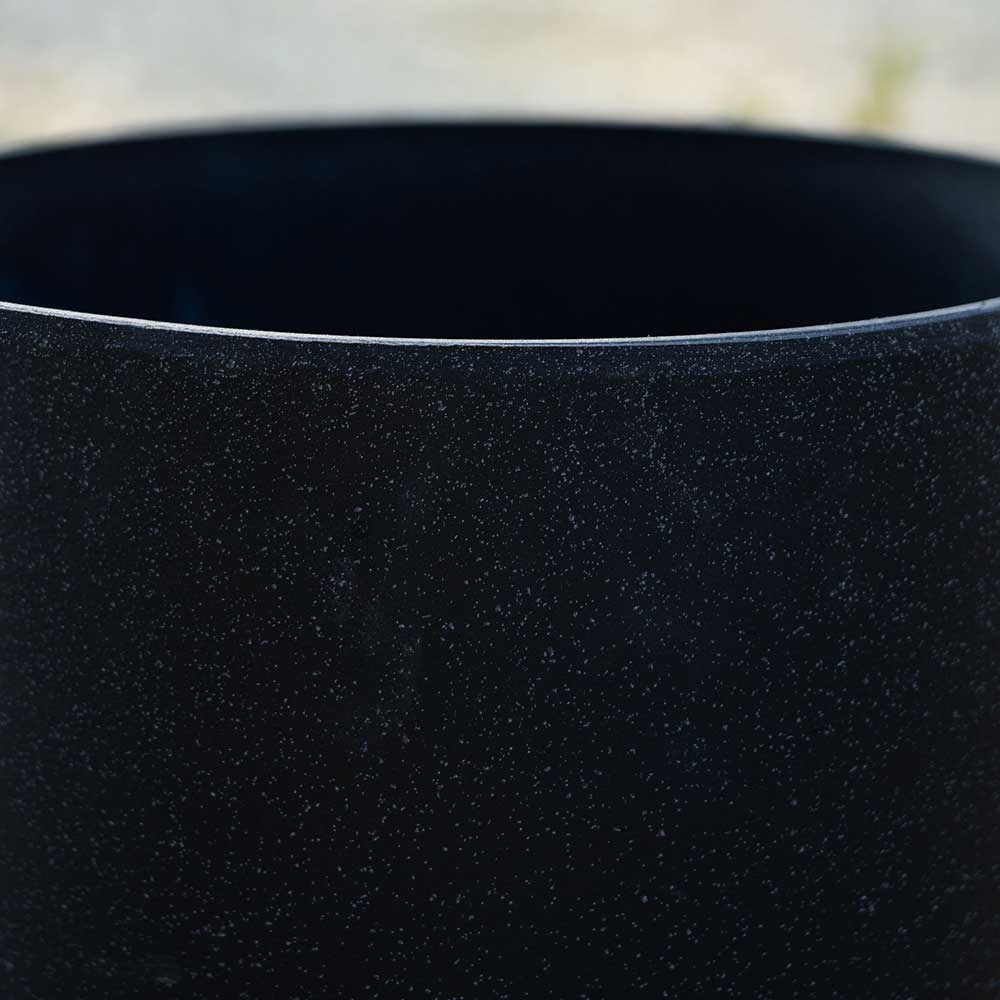 28cm Cylinder Planter in Black