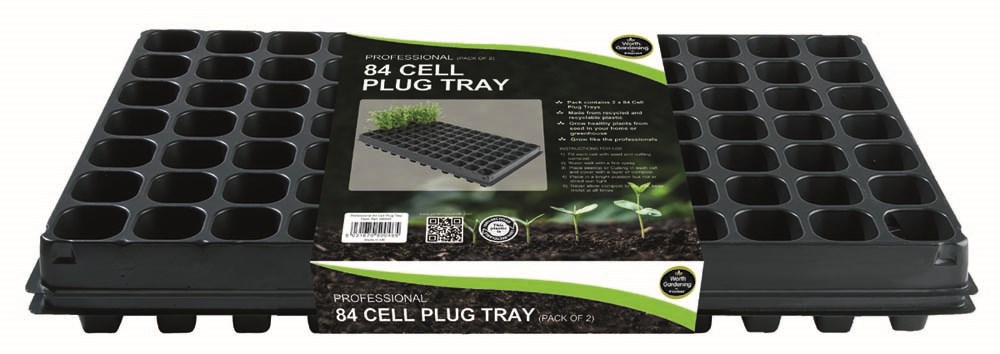 Professional 84 Cell Plug Trays Twin Pack