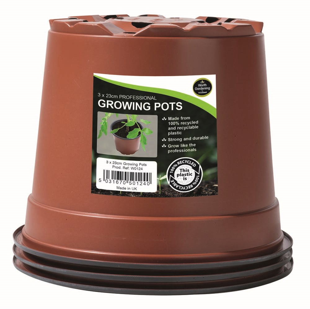 Professional Growing Pots - 3 x 23cm