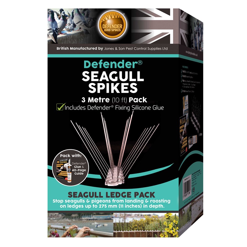 Defender® Seagull Spikes 3 Metre Pack