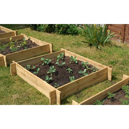 350 Litres - The Chamberlain Wooden Raised Grow Bed | Lacewing™ - 100cm² (H35cm)