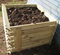 Easy-Load Wooden Compost Bin - Extra Large - 897 Litres - by Lacewing™