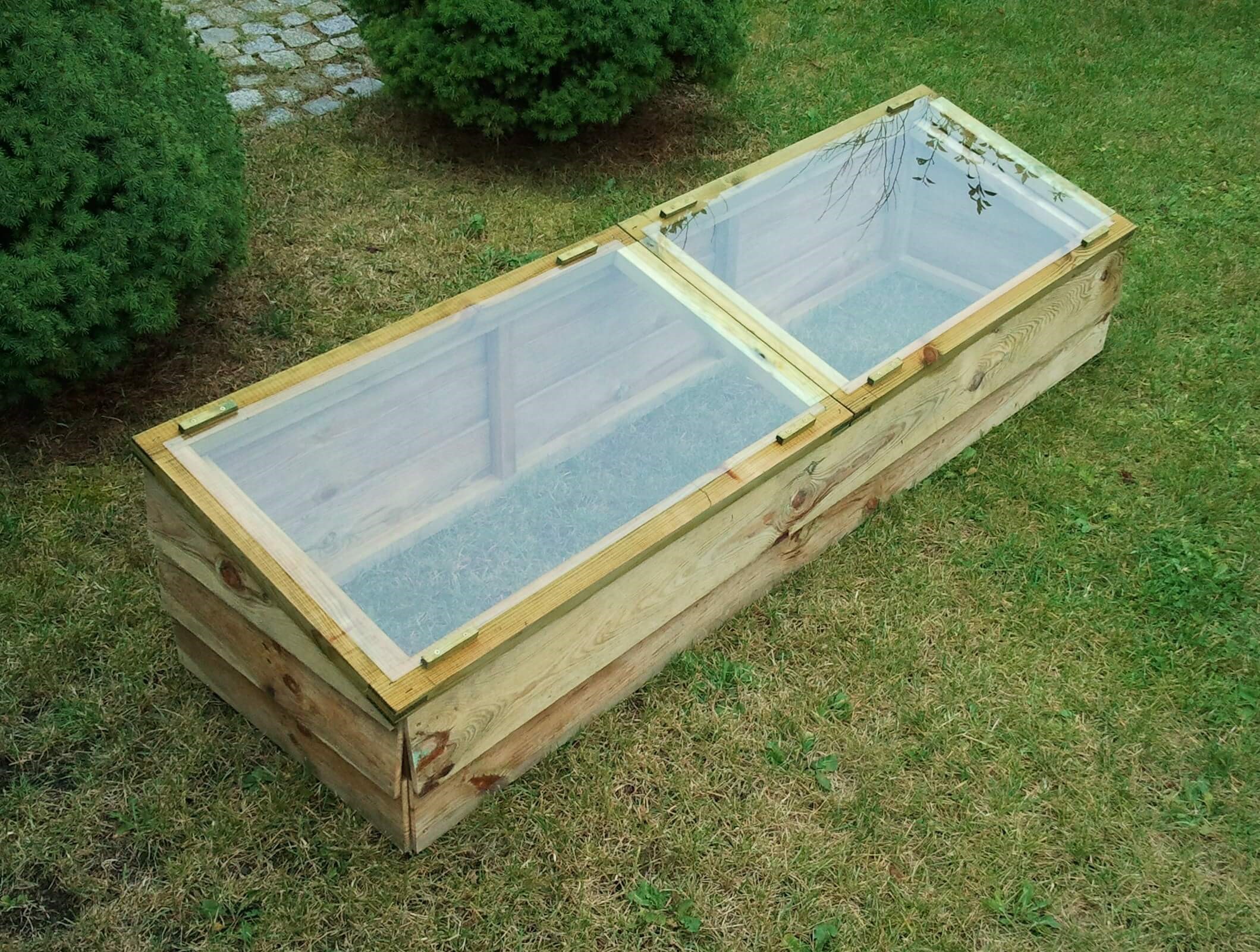 1.7m (5ft 7in) Large Wooden Cold Frame by Zest 4 Leisure®
