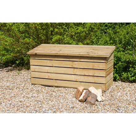 Zest 1.8m (5ft 10in) Wooden Log Chest