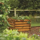 1m (3ft 3in) 600L Affordable Wooden Composter by Rowlinson®
