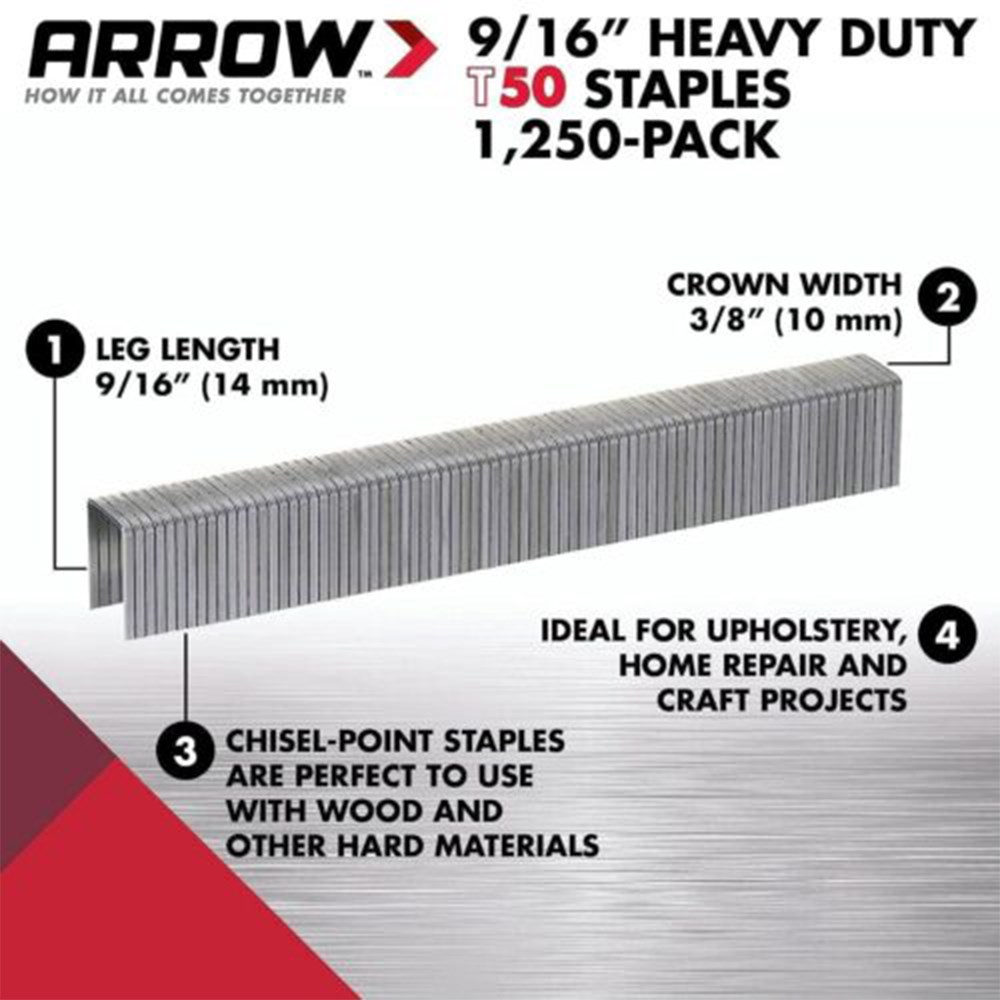 Arrow Heavy Duty Staple Gun and 14mm Staples