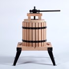 Effortless Oak Base Fruit Press, 18L Capacity