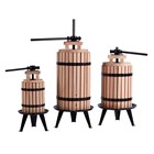 Effortless Oak/Steel Fruit Press, 22L Capacity