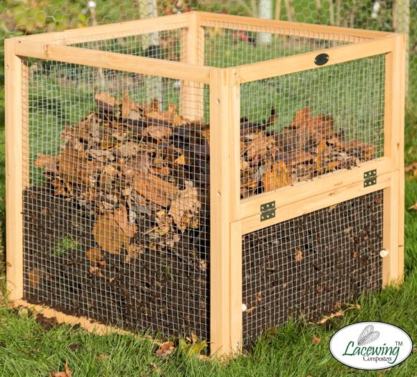 Premium Wire Mesh Compost Bin w/ Door | 215 Litres | Lacewing™