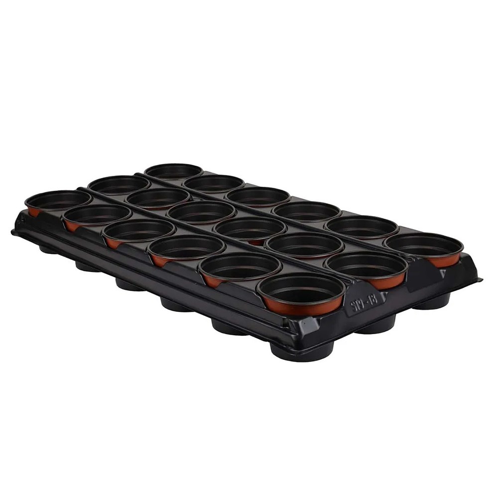 18-Cell Growing Tray | Durable Starter Pots for Seedlings & Plants