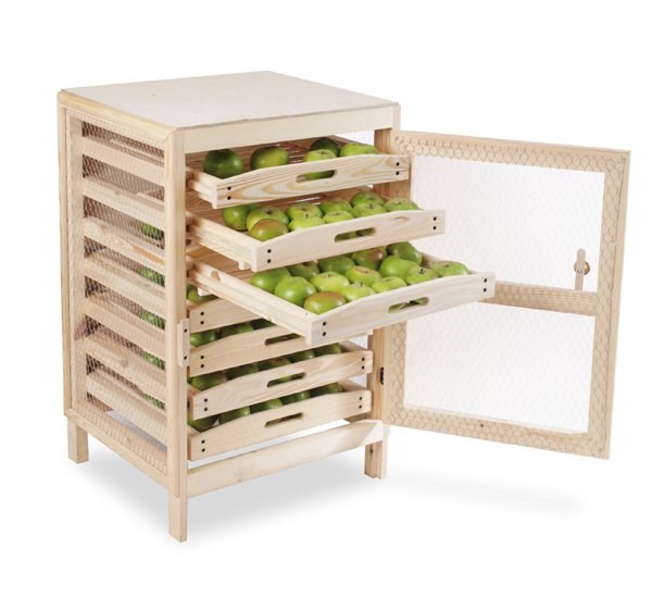 Traditional Wooden Apple Storage Rack