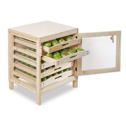 Traditional Apple Storage Rack - 5 Drawers H73cm x W55cm x D59cm by Lacewing™