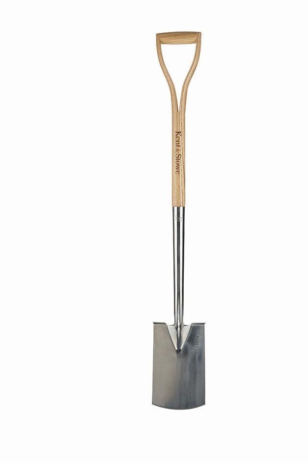 104cm Stainless Steel Border Spade by Kent & Stowe