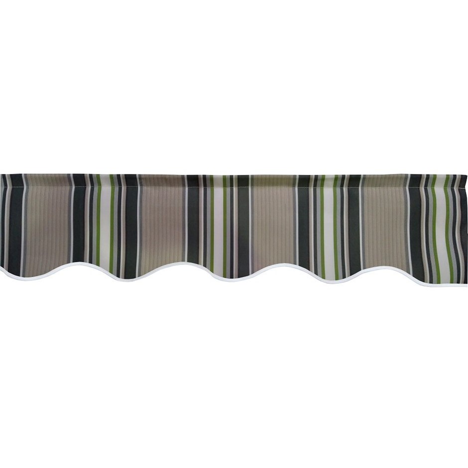 4m Multi Stripe Valance - Wavy