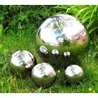 Polished Stainless Steel Gazing Globe Sphere: 10cm