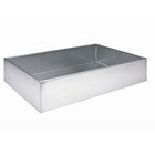 Brushed Stainless Steel Rectangle Water Feature Reservoir