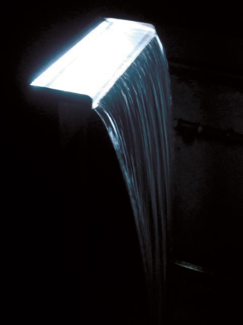 Blue LED Strip Light For Blade Cascade Water Feature