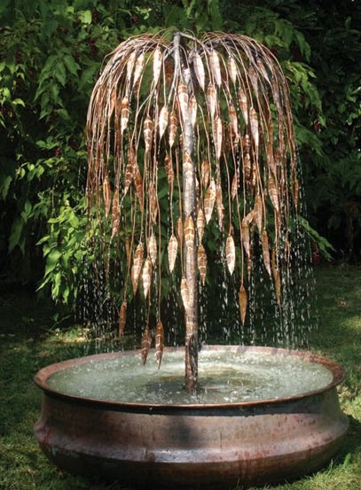 Weeping Willow Copper Tree Water Feature