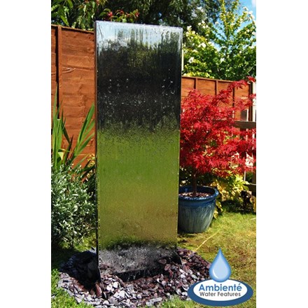 H180cm Double-Sided Vertical Water Wall w/ Plastic Reservoir - For Outdoor Use | Ambienté