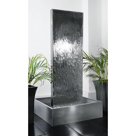 H180cm Double-Sided Vertical Stainless Steel Water Wall | Indoor/Outdoor Use | Ambienté