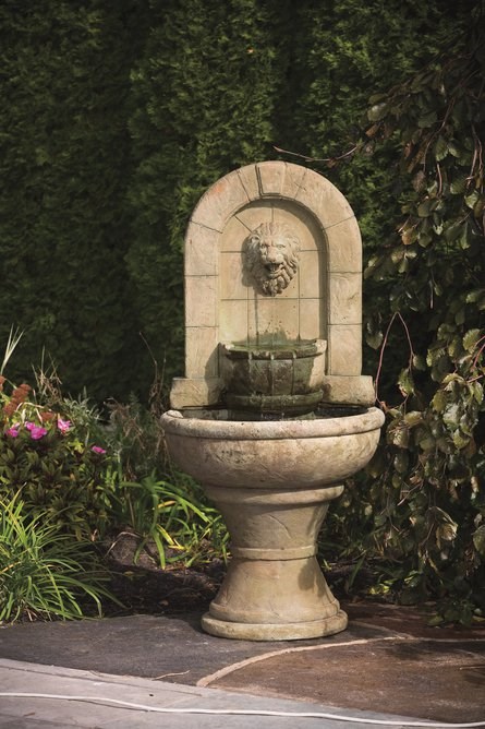 Massarelli Lion Spout Garden Fountain