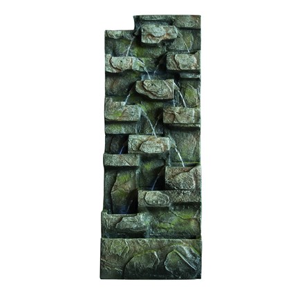 H52cm Grey Water Wall Water Feature with Lights