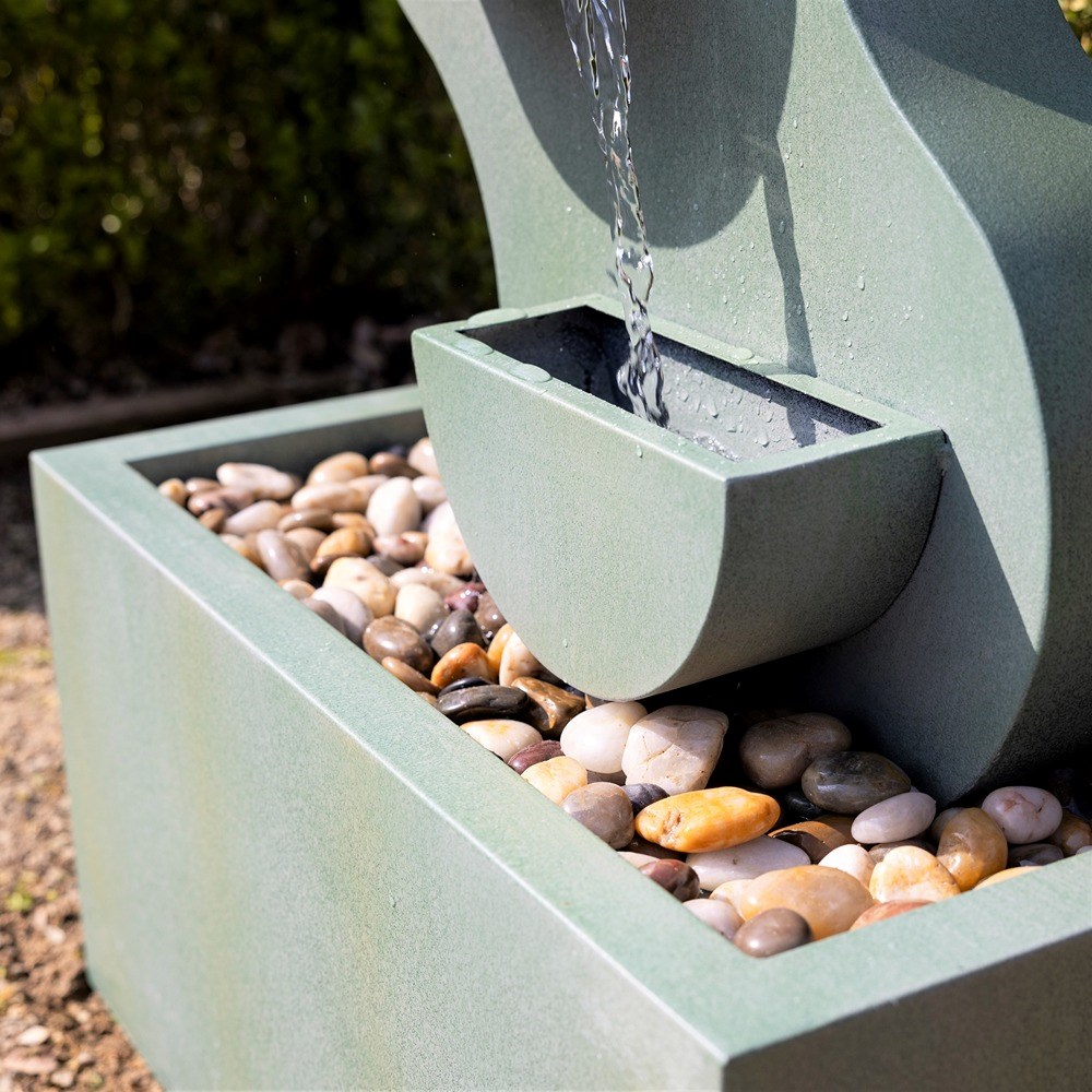 Monsanto Zinc Metal 4-Tier Cascading Water Feature