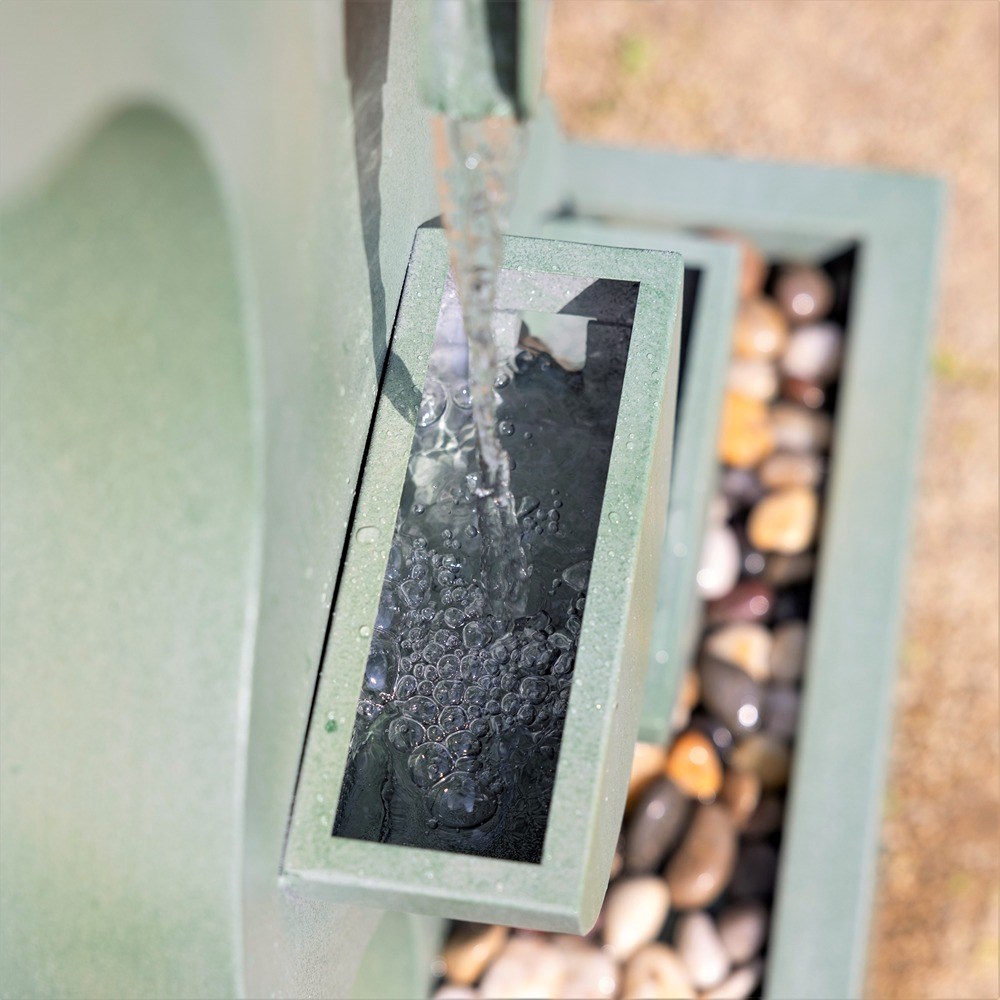Monsanto Zinc Metal 4-Tier Cascading Water Feature