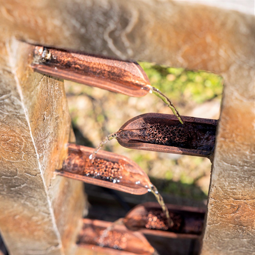 Averio Bronze Effect 5-Tier Cascade Water Feature