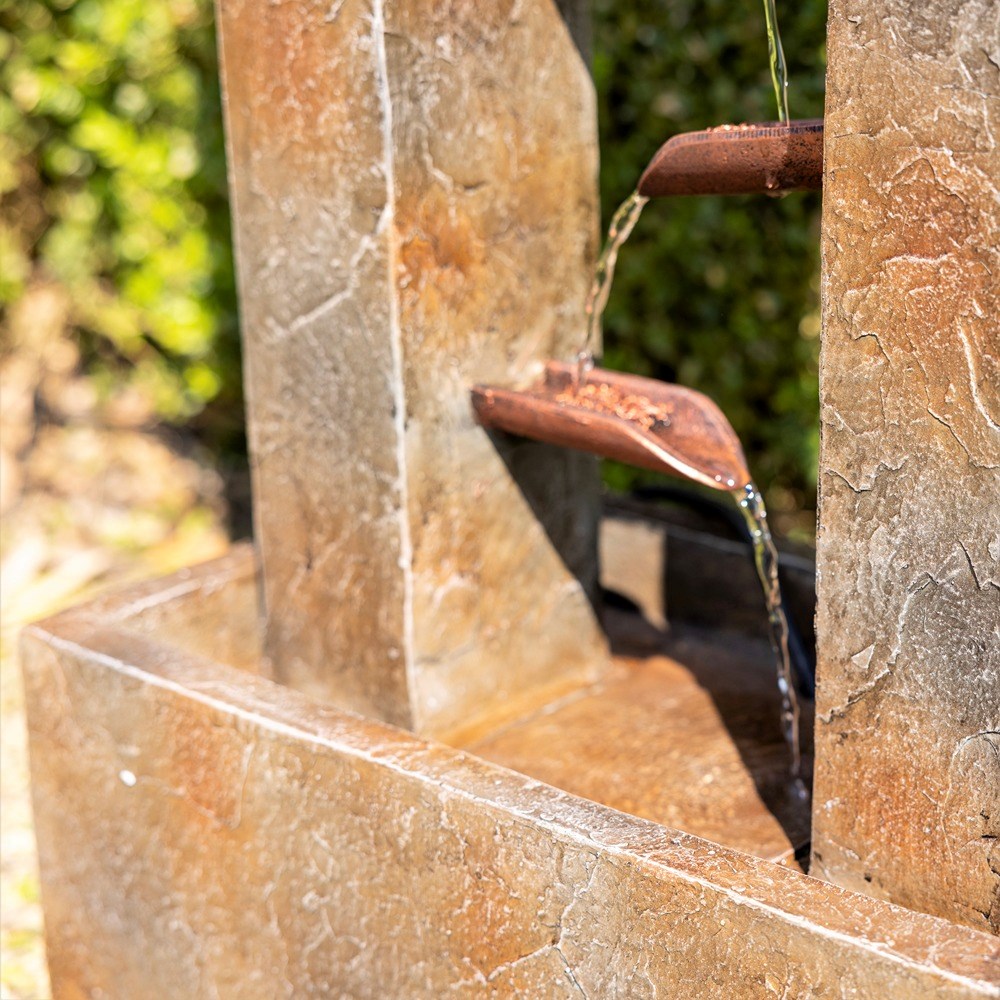Averio Bronze Effect 5-Tier Cascade Water Feature