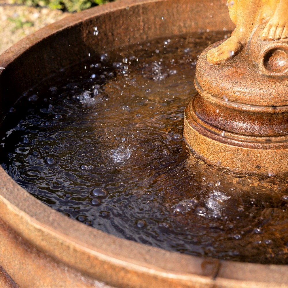 Naiades Bronze Maiden Statue & Surround Water Feature