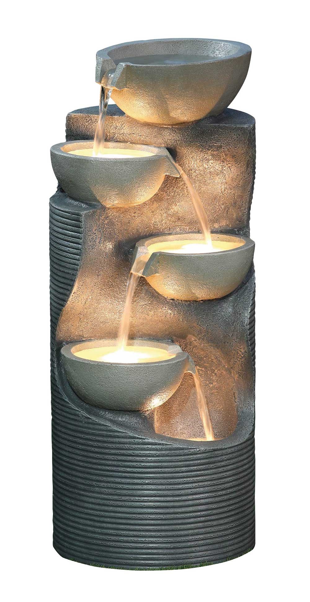 Alton Pouring Bowls Water Feature With LED Lights