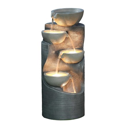 Alton Pouring Bowls Water Feature With LED Lights