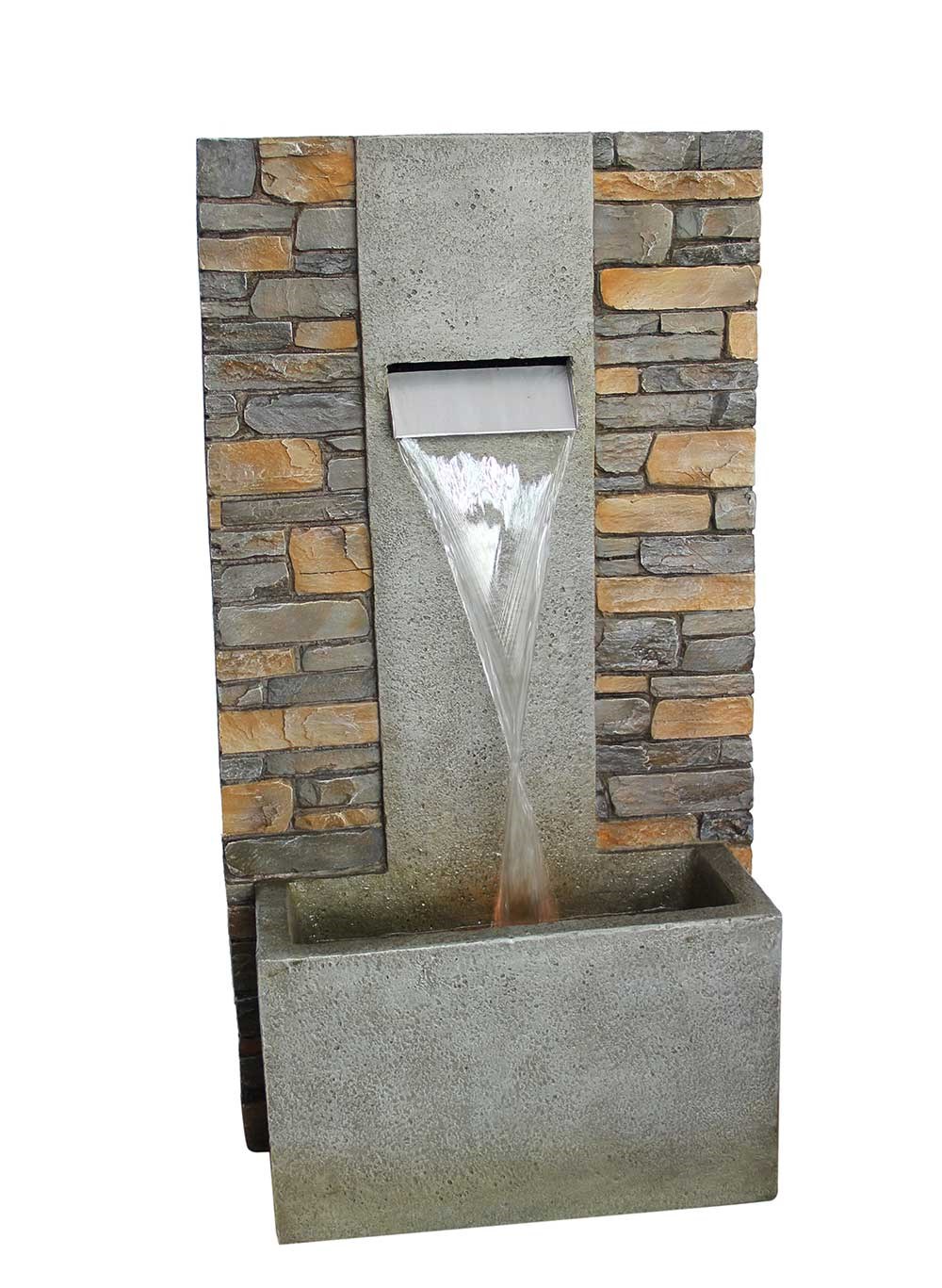 Congleton Brick Effect Blade Cascade Wall Water Feature