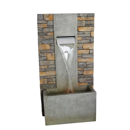 Congleton Brick Effect Blade Cascade Wall Water Feature