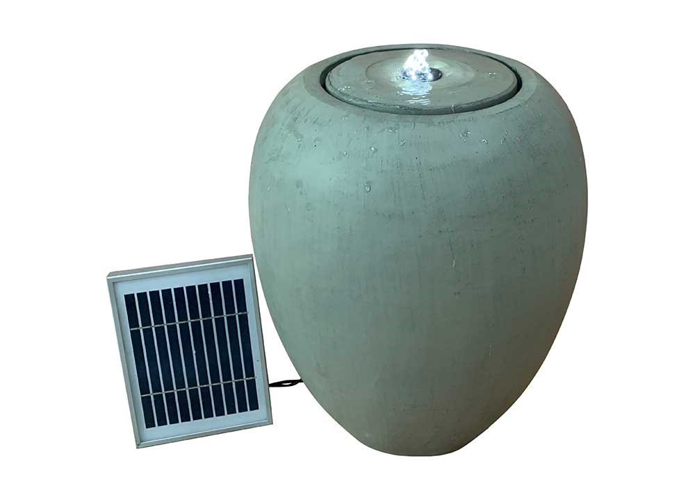 Howard Solar Water Feature With LED Lights