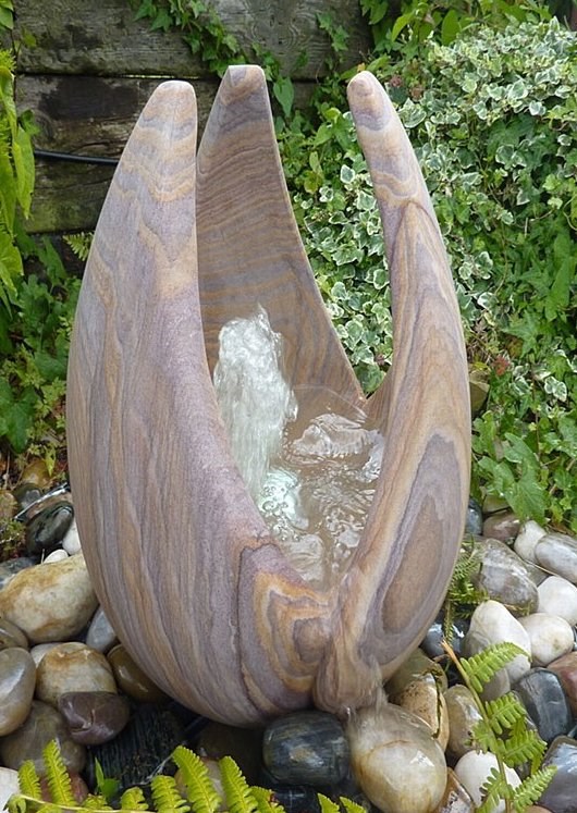 Babbling Lily Rainbow Sandstone Water Feature