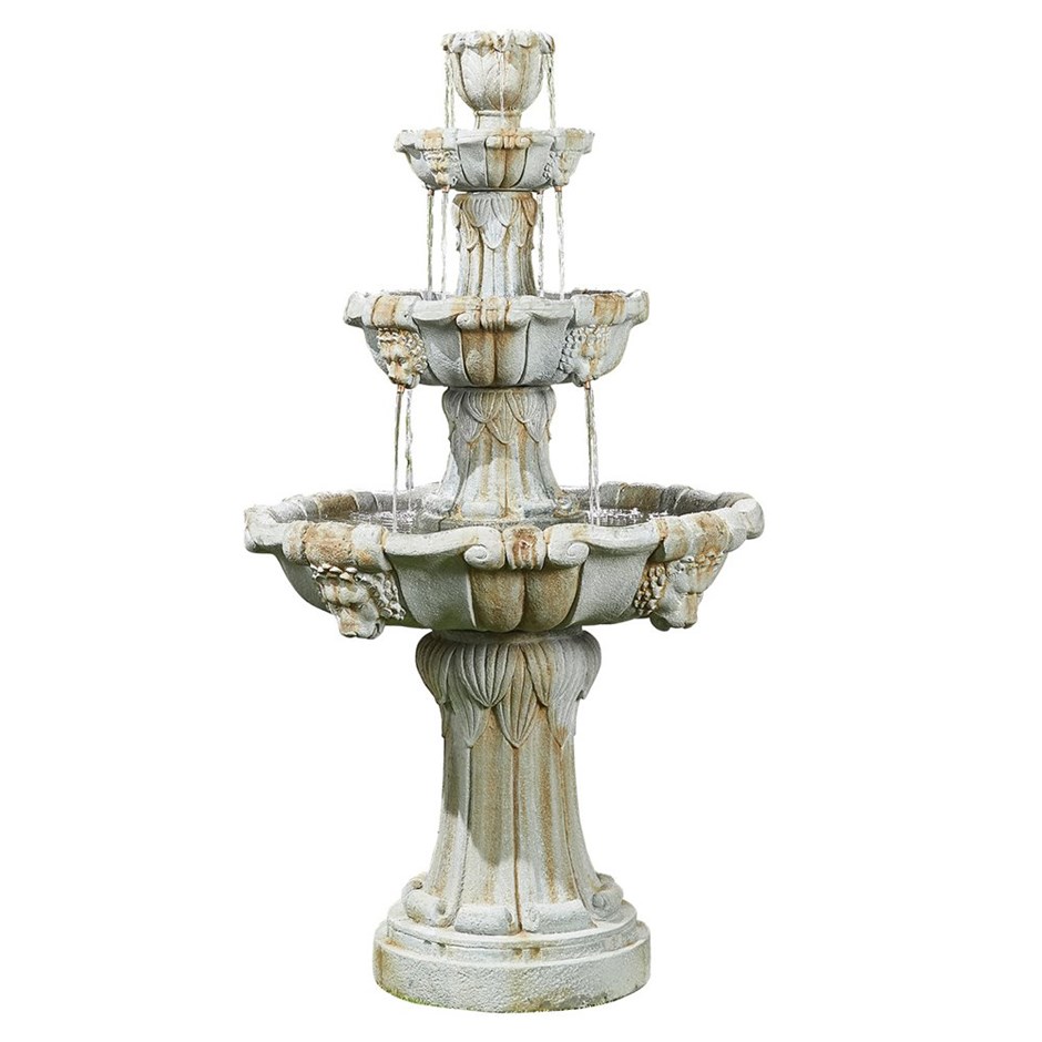 H5ft Lioness Classical 3 Tier Water Fountain
