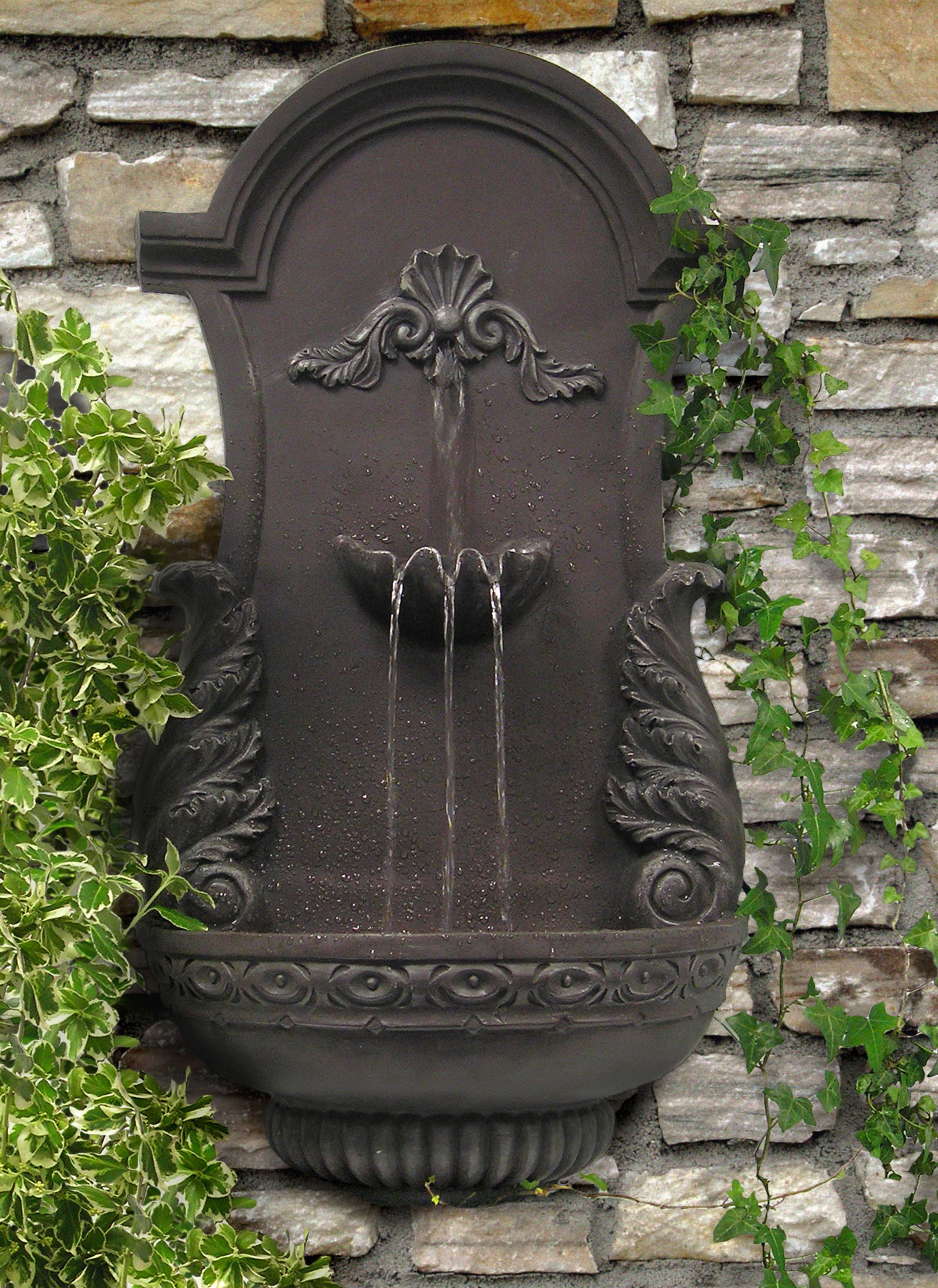 H83cm Angel Wings Wall Fountain by Ambienté