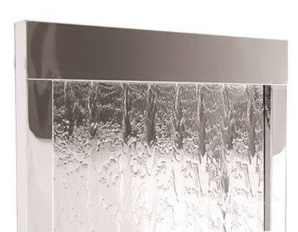 The Big One Brushed Stainless Steel Water Wall Cascade | Ambienté