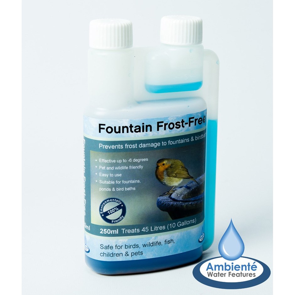 250ml Fountain Frost Free - For Birdbaths, Fountains & Ponds