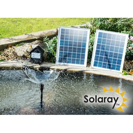 1,550LPH Solar Water Pump Kit with Lights & Battery Backup by Solaray