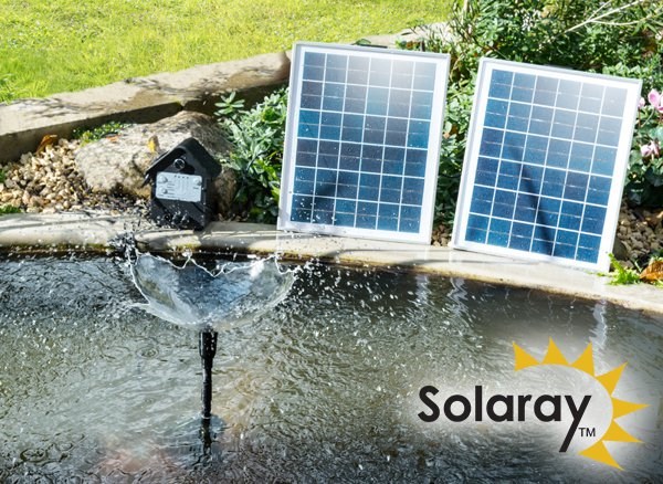 1,550LPH Solar Water Pump Kit with Lights & Battery Backup by Solaray