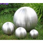 10cm Brushed Stainless Steel Gazing Globe Sphere