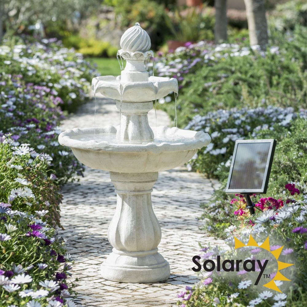 Imperial Solar Tiered Cascade Water Feature