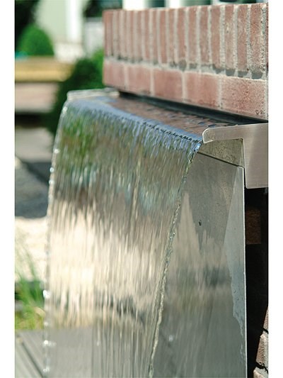Stainless Steel Sheer Descent Waterfall Blade Cascade Rear Supply