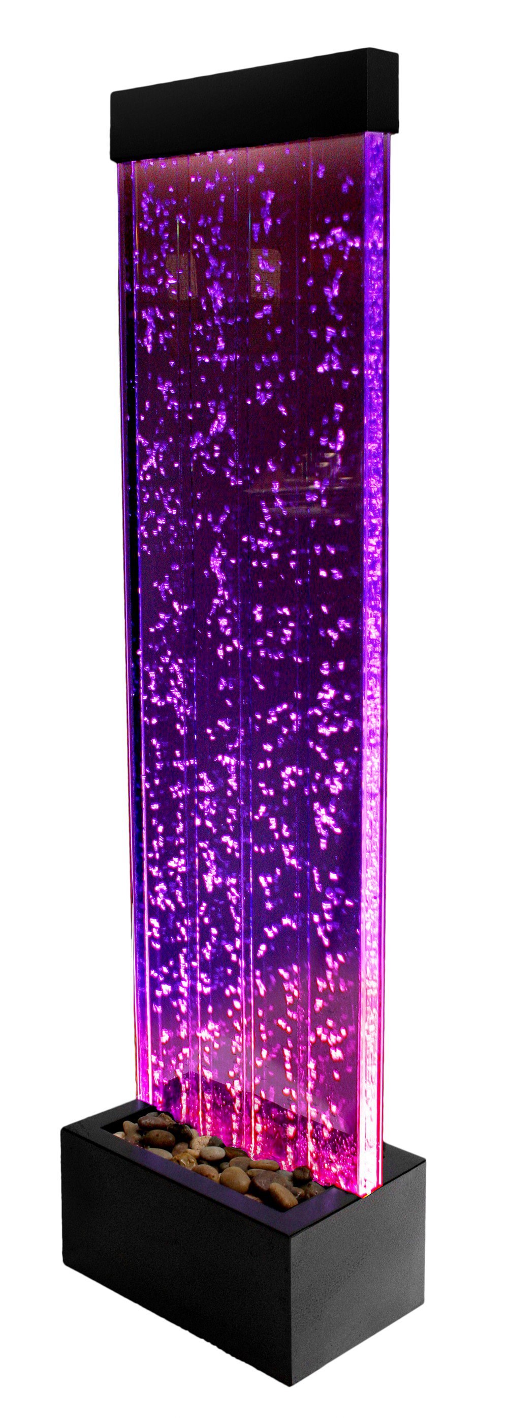 H150cm Bubble Water Wall with Colour Changing LEDs | Indoor Use - by Fluid