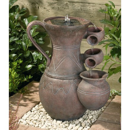 H55cm Pitcher Solar Water Feature